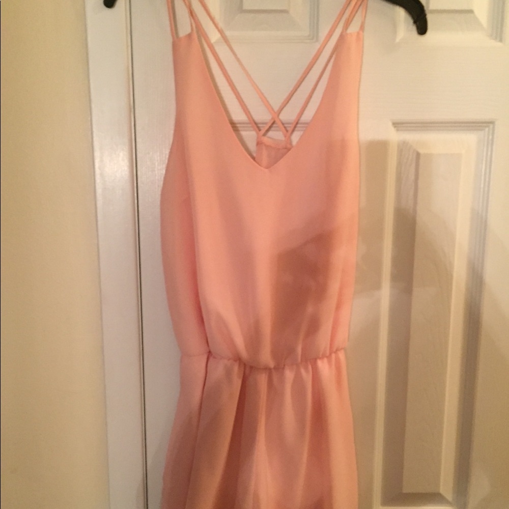Pink romper medium